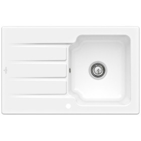 Lavello incasso Villeroy & Boch Architectura 45, con piletta di scarico a comando manuale, reversibile
