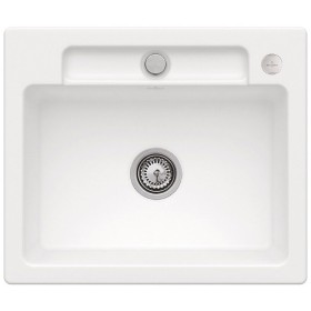 Lavello incasso Villeroy & Boch Siluet 60 S, piletta con azionamento eccentrico