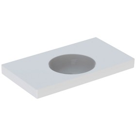 Lavabo Geberit Preciosa II 90 x 50 cm sans trou de robinet ni trop-plein