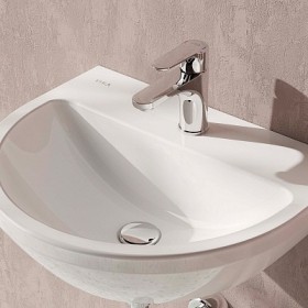 VitrA Integra Waschtisch 65 cm, ohne Überlaufloch, 1 Hahnloch mittig
