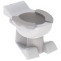Geberit Bambini WC da terra per bambini con sedili, scarico a pavimento