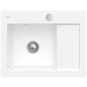 Lavello incasso Villeroy & Boch Subway 45 Compact, scarico con azionamento excenter, vasca a sinistra