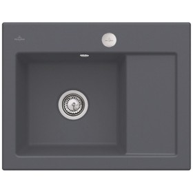 Lavello incasso Villeroy & Boch Subway 45 Compact, scarico con azionamento eccentrico, vasca a sinistra