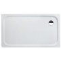 Receveur de douche LAUFEN Platina XXL 140 x 80 cm sans revêtement antidérapant