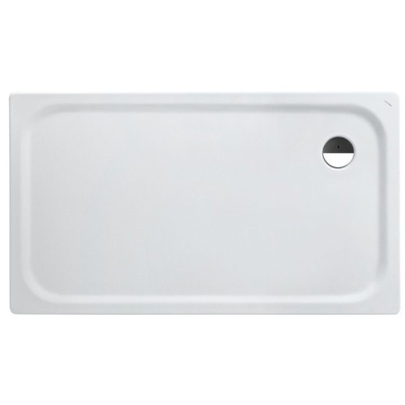 Receveur de douche LAUFEN Platina XXL 140 x 80 cm sans revêtement antidérapant