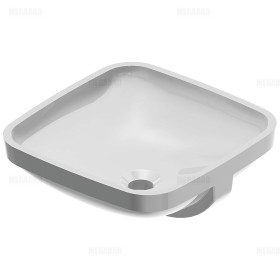 Lavabo encastré Duravit DuraStyle 37 cm, sans trou de robinet