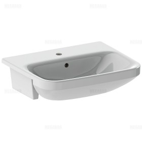 Lavabo encastré à moitié Duravit DuraStyle 55 cm, avec 1 trou de robinet