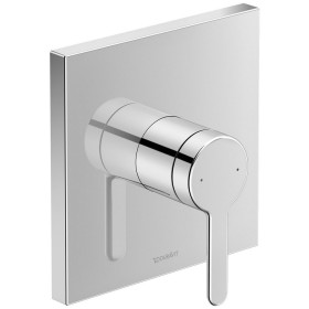 Duravit C.1 Einhebel-Brausemischer Unterputz für 1 Verbraucher mit eckiger Rosette