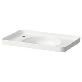 Lavabo encastrable LAUFEN Val 55 x 36 cm avec trou de robinet à gauche, sans trop-plein