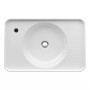 Lavabo encastrable LAUFEN Val 55 x 36 cm avec trou de robinet à gauche, sans trop-plein - vue détaillée