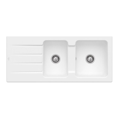 Villeroy & Boch Architectura 80 Einbauspüle, Ablaufgarnitur mit Excenterbetätigung, reversibel