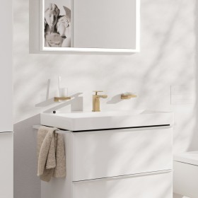 Rubinetto monocomando per lavabo hansgrohe Tecturis E 80 CoolStart con tappo a leva