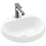 Villeroy & Boch Architectura Einbauwaschbecken 45 x 45 x 17 cm, rund, ohne Überlauf, ungeschliffen - technische Ansicht