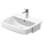 Duravit No. 1 Halbeinbauwaschtisch 55 cm, mit 1 Hahnloch und Überlauf - Detailansicht