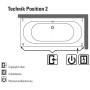 Vasca ovale Villeroy & Boch Loop & Friends Duo 170 x 75 cm, Airpool Entry, Posizione 2 - vista dettagliata