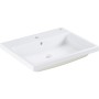 Évier encastré GROHE Cube en céramique vue de dessus 60 cm