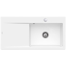 Lavello da incasso Villeroy & Boch Subway Style 60, scarico con azionamento a leva eccentrica, vasca a destra