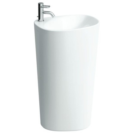 Vasque LAUFEN Palomba 52 x 39,5 cm sur pied avec 1 trou de robinet