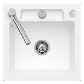 Lavello ad incasso Villeroy & Boch Siluet 50 S, scarico con azionamento eccentrico, reversibile