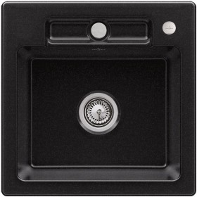 Lavello incasso Villeroy & Boch Siluet 50 S, scarico con azionamento eccentrico, reversibile