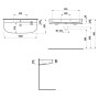 Lavabo encastrable LAUFEN Sonar 100 x 42 cm, sans trou de robinet - vue détaillée