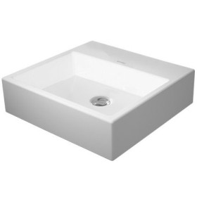 Lavabo Duravit Vero Air poli sans trou de robinet 50 x 47 cm, sans trop-plein