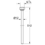 Tube de raccordement GROHE Eggemann WAS DN 20 - vue détaillée