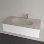 Villeroy & Boch Antao Schrankwaschtisch 100 x 50 cm, ohne Überlauf, mit 1 Hahnloch - Produktansicht