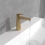Villeroy & Boch Conum Einhebel-Waschtischarmatur mit Zugstangen-Ablaufgarnitur - technische Ansicht