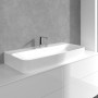 Rubinetto per lavabo a tre fori Villeroy & Boch Conum senza tappo di scarico