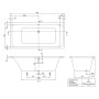 Villeroy & Boch Architectura Solo Badewanne 190 x 90 cm - Produktansicht