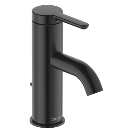 Duravit C.1 Einhebel-Waschtischmischer S FreshStart und MinusFlow, mit Zugstangen-Ablaufgarnitur