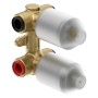 Duravit D-Code Einhebel-Wannenmischer Unterputz - technische Ansicht