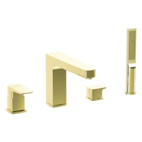 VitrA Root Square 4-Loch-Wannenfüll- und Brausearmatur