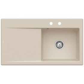 Villeroy & Boch Subway Style 50 Einbauspüle, Ablaufgarnitur mit Handbetätigung, Becken rechts