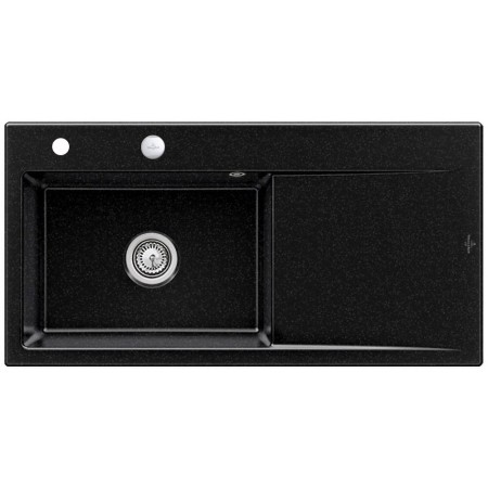 Lavello incasso Villeroy & Boch Subway Style 60 FLAT, scarico con azionamento eccentrico, vasca sinistra