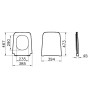 VitrA Equal WC-Sitz mit Absenkautomatik - Detailansicht