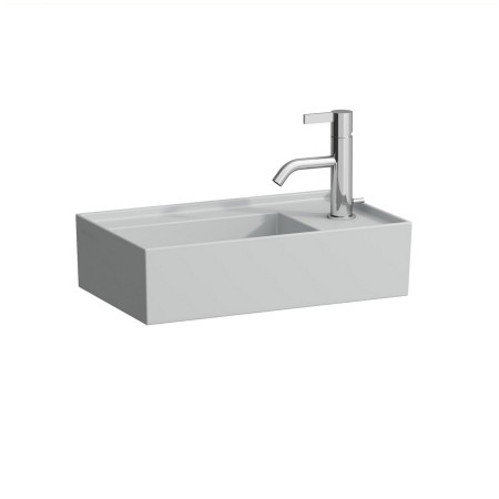 Vasque à main LAUFEN Kartell 46 x 28 cm avec 1 trou de robinet, banquette à droite