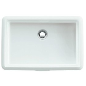 LAUFEN Living City Einbauwaschtisch 53,5 cm mit glasierter Unterseite, mit Überlauf, ohne Hahnlochbohrung
