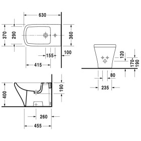Duravit DuraStyle Stand-Bidet
