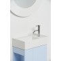 Lavabo LAUFEN Kartell 46 x 28 cm avec 1 trou de robinet, banquette à droite - photo produit