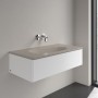 Villeroy & Boch Antao Schrankwaschtisch 100 x 50 cm, ohne Überlauf und ohne Hahnloch - technische Ansicht