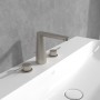 Rubinetto per lavabo a tre fori Villeroy & Boch Conum con troppopieno a tirante