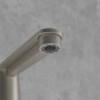 Rubinetto per lavabo a tre fori Villeroy & Boch Conum con troppopieno a tirante - immagine prodotto