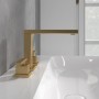 Villeroy & Boch Mettlach Dreiloch-Waschtischarmatur ohne Ablaufgarnitur - technische Ansicht