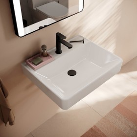 hansgrohe Xanuia Q Lavabo 600/480 avec trou de robinet sans trop-plein, SmartClean