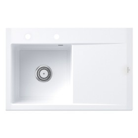 Villeroy & Boch Subway Style 45 Einbauspüle, Ablaufgarnitur mit Excenterbetätigung, Becken links