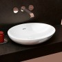 Lavabo d'appoggio ovale Villeroy & Boch Loop & Friends 56 x 38 cm - vista tecnica