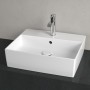 Villeroy & Boch Memento 2.0 Lavabo d'appoggio 50 cm con foro per rubinetto, con troppopieno