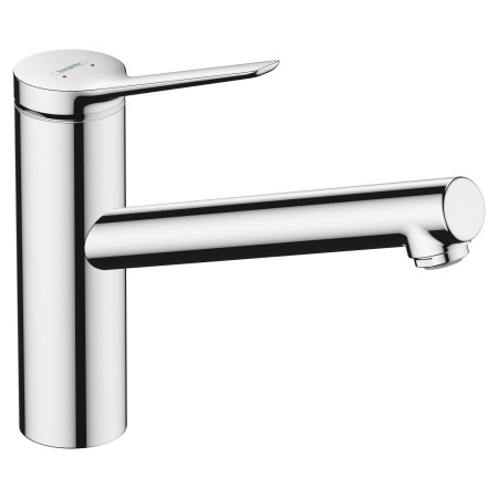 Robinet de cuisine monocommande hansgrohe Zesis M33 150, CoolStart, économie d'eau, 1 jet